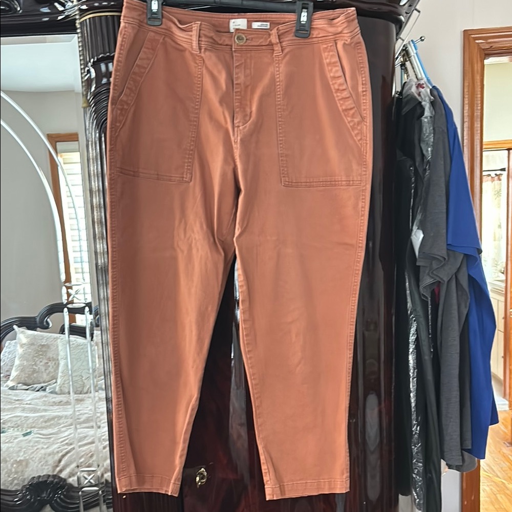 A New Day-High-Rise Tapered Ankle Chino Pants